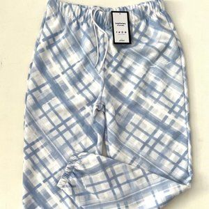 LAZYPANTS Cozy Sweatpants Blue  White